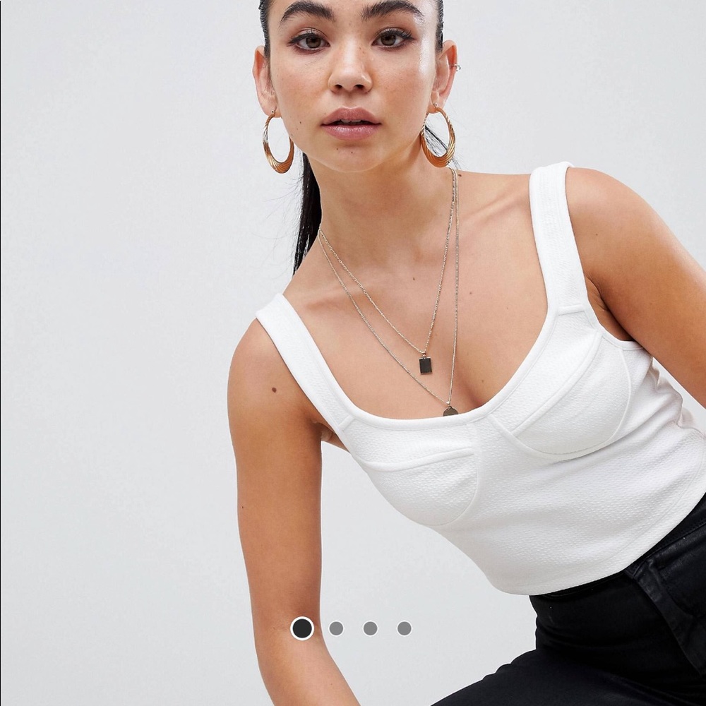 White ASOS Tank - Picture 4 of 6